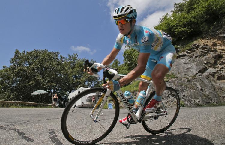 ANGREBSLYSTEN. Jakob Fuglsang angreb to gange på anden etape i Tour de France. 