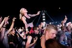 Roskilde. Mange tusinde mennesker festede igennem, da Diplo og Major Lazer spillede lørdag nat. 