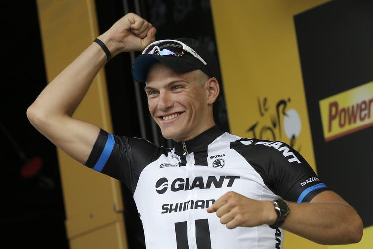 HURTIG. Marcel Kittel har manifesteret sig som Tour-feltets hurtigste mand. 