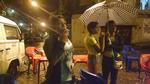 Smøg-billede: Regnen skyllede ned over de slukørede brasilianere i Rio de Janeiro, der måtte se til vantro til under gårsdagens sviende nederlag til Tyskland. 