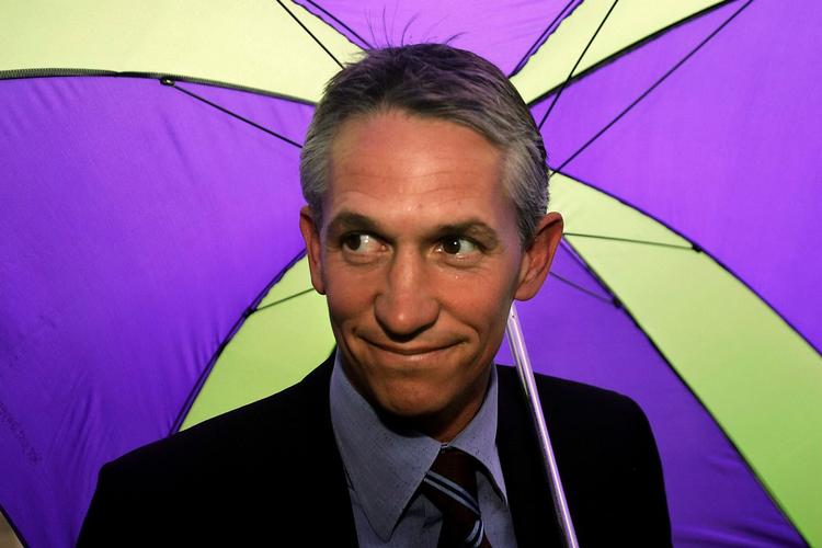 hvad! Gary Lineker var lamslået efter Tysklands 7-1 sejr over Brasilien. 