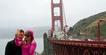 Minde. En selfie med Golden Gate-broen i baggrunden - en selvfølge for mange turister, der tager til Californien. 