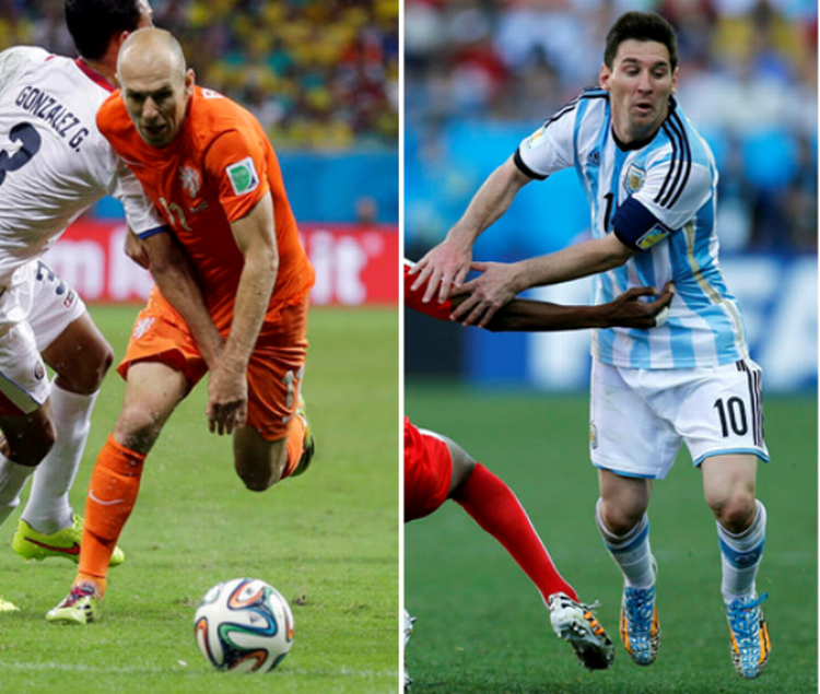 Den store duel: Messi mod hollænder i sit livs form