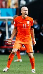 EKSPLOSIV. Arjen Robben er livsfarlig for ethvert forsvar, når han kommer op i fart med bolden for sine fødder. 