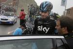 FÆRDIG. Gårsdagens etape i Tour de France havde mange skæbner. hårdest var Cris Froomes, der måtte forlade cykelløbet efter styrt. 
