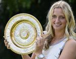 Mester. Kvitova vandt for en uge siden Wimbeldon for anden gang i karrieren. 