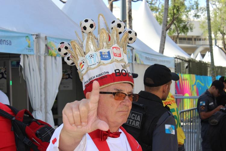 vm-VETERAN. Den polske superfan kan i aften se Argentina blive verdensmester for tredje gang. 