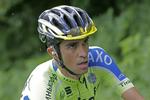 Styrt. Alberto Contador er nummer 9 i Tour de France med et minus 4,08 minut til Gallopin. 