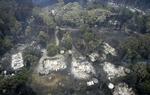Skovbrand. Billedet viser ødelæggelserne fra Kinglake, nordøst for Melbourne, Australien. Branden kostede 119 mennesker livet, og i dag er erstatningssummens størrelse så afgjort. 