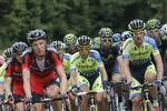 Med Alberto Contador (midten) ude af Tour de France, er Michael Rogers (th.) det bedste bud på succes for Team Tinkoff-Saxo, vurderer Bjarne Riis. 