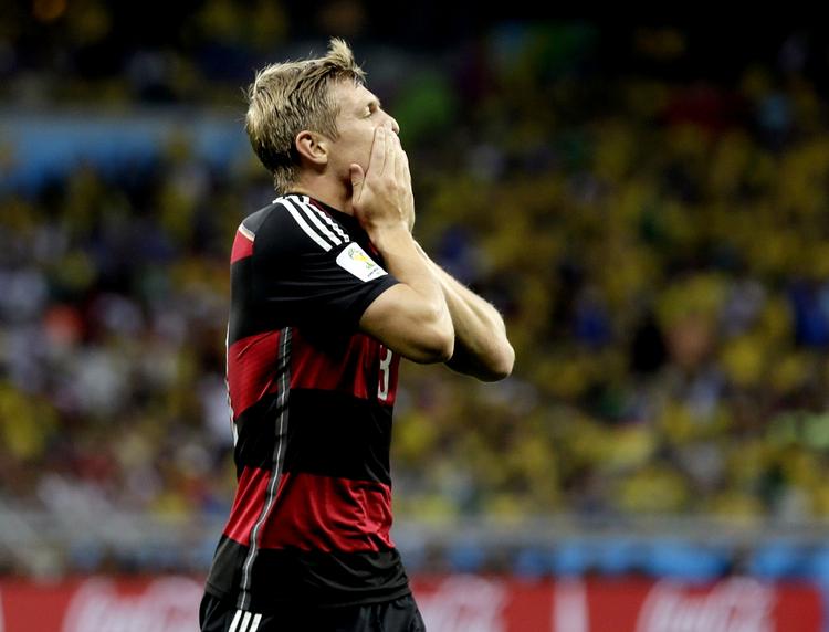 Toni Kroos scorede to gange i vanvidskampen mod Brasilien, som Tyskland som bekendt vandt 7-1. 