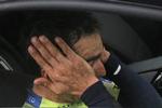 Utrøstelig. Alberto Contador måtte udgå af årets Tour de France efter et styrt på 10. etape. 