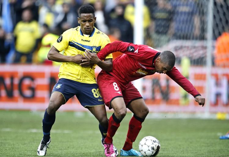 Afsked. Brøndby vinker farvel til angriberen Quincy Antipas, der kan debutere for Hobro, når klubben debuterer i landets bedste fodboldrække i morgen mod OB. 