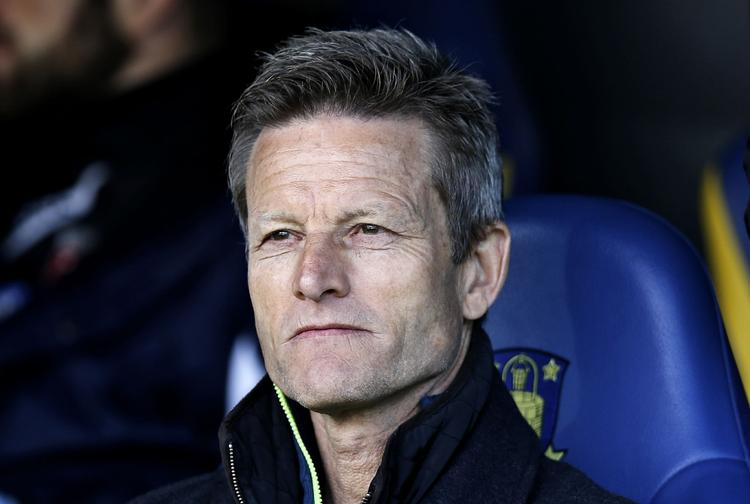 Bundkamp. SønderjyskEs cheftræner, Lars Søndergaard, er indstillet på at kæmpe for livet i landets bedste række endnu engang. 