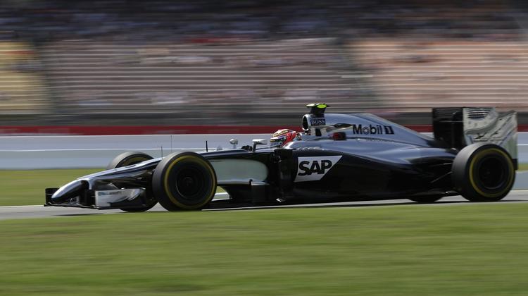 Tilfreds. Kevin Magnussen er tilfreds efter en god kvalifikation til søndagens Formel 1-grandprix på Hockenheim. 