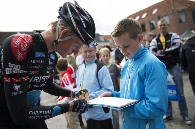 Stagiaire. Rasmus Guldhammer får chancen hos Tinkoff-Saxo og skal imponere i efteråret som stagiaire. 