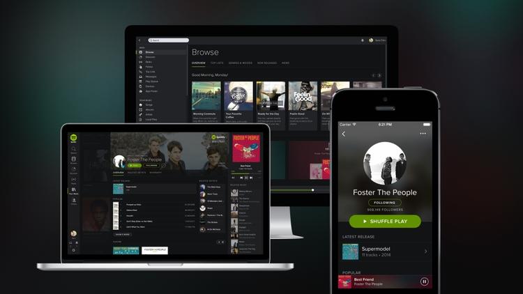 Streaming. Spotify konkurrerer nu med en række andre streamingtjenester, deriblandt Googles egen streamingtjeneste, Google Play Musik. 