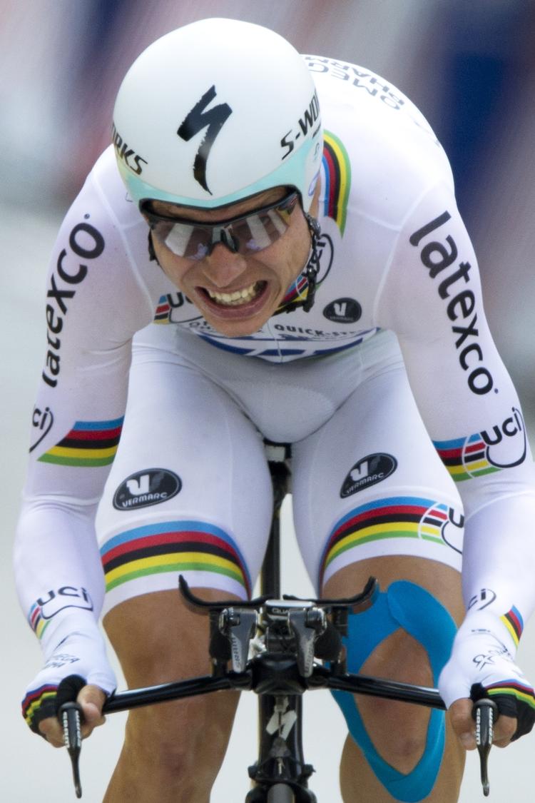 fokuseret. Den tyske tempospecialist Tony Martin kværnede gennem dagens enkeltstart i suveræn stil og sikrede sig etapesejren. 