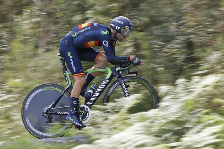FJERDEPLADS. Lørdagens enkeltstart skulle have bragt Alejandro Valverde frem til en podieplads, men spanieren skuffede. 