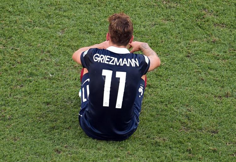 KVARTFINALIST. Ved VM var Antoine Griezmann med i alle Frankrigs fem kampe, og han startede inde, da det i kvartfinalen blev et nederlag på 1-0 mod Tyskland. 