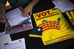 AFSTEMNING. Trods spanske protester fortsætter Catalonien forberedelserne til afstemningen i november. 
