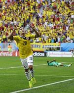 stjernefrø. Juan Quintero har scoret for Colombia under VM mod Elfenbenskysten. 