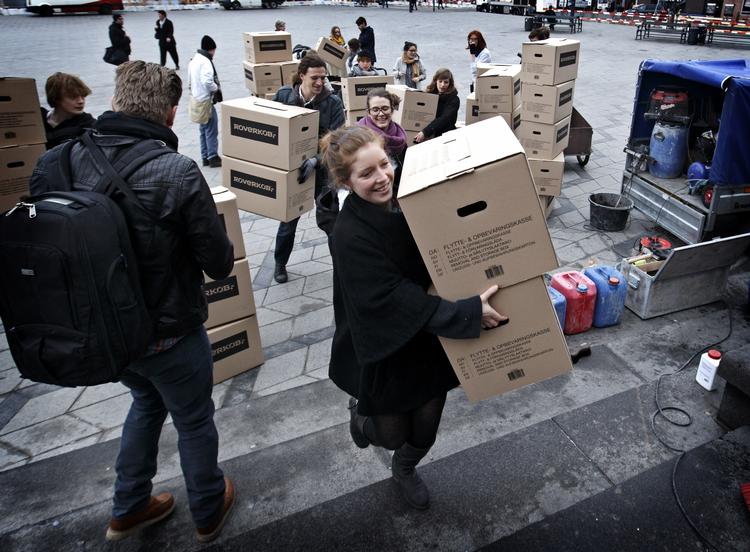 BOLIGMANGEL. Flere gange har studerende forsøgt at råbe Københavns Rådhus op. De satser nu benhårdt på at skabe billige boliger med en ændring af planloven. 