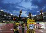 Vinder. Det er første gang, at Bolt deltager ved Commonwealth Games. 
