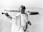 Peter O'Toole som den berømte engelske officer T.E. Lawrence i 'Lawrence i Arabien' fra 1962. 