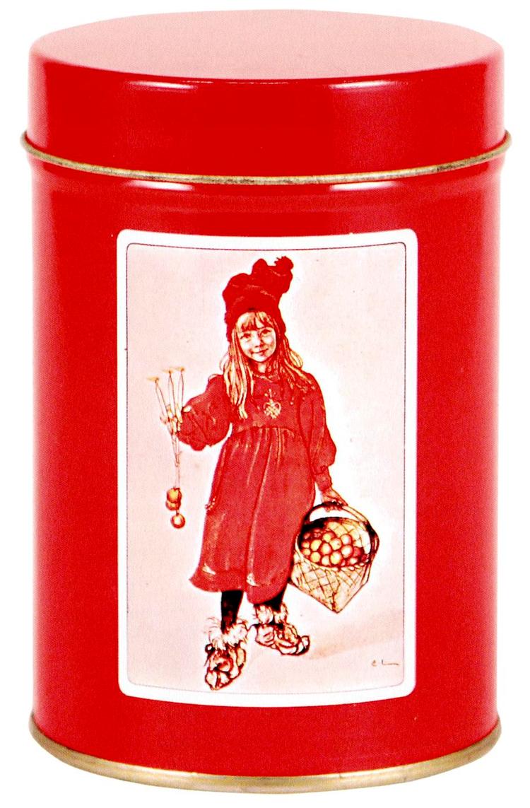 Idyl. Tegneren Carl Larssons renskurede blomsterbørn trak brede spor og endte blandt meget andet på svenske kagedåser. 