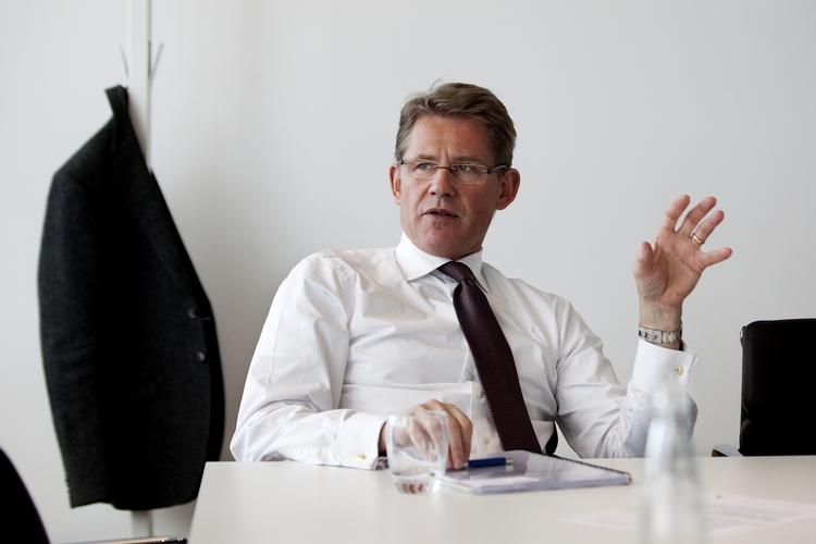 optimist. Direktøren for Novo Nordisk, Lars Rebien Sørensen, siger, at arbejdet med at få insulinmidlet Tresiba på det amerikanske marked, går hurtigere, end man tidligere har meldt ud. 