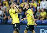Øv. Brøndbys Elbasan Rashani og Thomas Kahlenberg. 