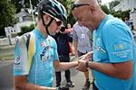 Forslået. Jakob Fuglsang kan trods sit styrt fortsætte i Post Danmark Rundt. 