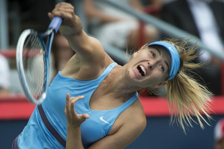 favorit-fald. Maria Sharapova røg overraskende ud af Rogers Cup mod Carla Suarez Navarro fra Spanien. 