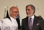 Stemmerne fra det afghanske præsidentvalgs anden runde den 14. juni er i færd med at blive genoptalt. Hovedpersonerne, Ashraf Ghani (tv) og Abdullah Abdullah, er dog enige om at danne fælles regering, uanset hvem der vinder. 