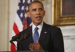 Løfte. I en erklæring foran Det Hvide Hus lover Barack Obama, at USA fortsat står klar at sikre humanitær hjælp til de mange tusinde, der er flygtet fra Islamisk Stat og har søgt tilflugt på bjerget Sinjar. 
