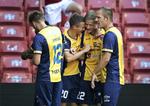 0-3. Med den tredje sejr i fire kampe er nedrykningsdømte Hobro IK på førstepladsen i Superligaen. 
