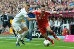 Spilletid. Det er blot blevet til 49 kampe i Bayern-trøjen for Diego Contento (til højre). 