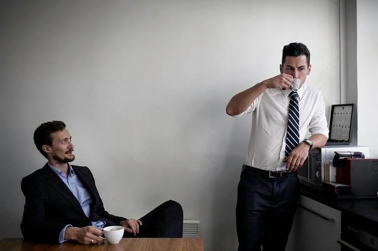 Låneformidlere. Søren Scheibye (tv.) og Carsten Schellenbauer Nielsen har kontor ved Højbro Plads i København, men formidler flest lån til boligkøbere uden for de store byer. 