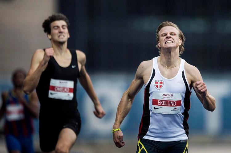 forventninger. 400 meter-løberen Nick Ekelund-Arenander (th) er en af de bedste danske muligheder for et godt EM-resultat. 