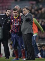 Makkerpar. Da Martino (th) blev ansat i FC Barcelona for et år siden, skete det angiveligt på Lionel Messis varme anbefaling. 