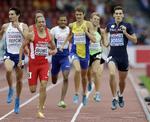 Kvalificeret. Danske Andreas Bube fik den krævede tredjeplads og er dermed klar til EM-finalen i 800 merter. Her er han dog under et tidligere 800 meter-heat i går. 