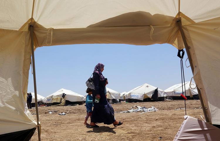 Irak. USA siger, at flygtningene på Sinjar-bjerget har det bedre. 