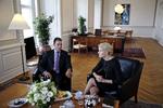 Møde. Statsminister Helle Thorning-Schmidt holder møde med Natos generalsekretær Anders Fogh Rasmussen i Statsministeriet. 