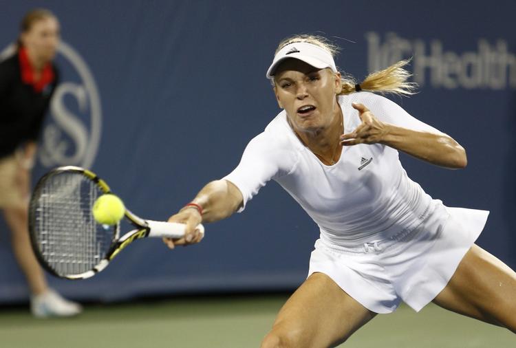 Vinder. Caroline Wozniacki, der har vist bedre form end længe set på det seneste, spillede en god kamp og vandt 6-4, 7-6. 