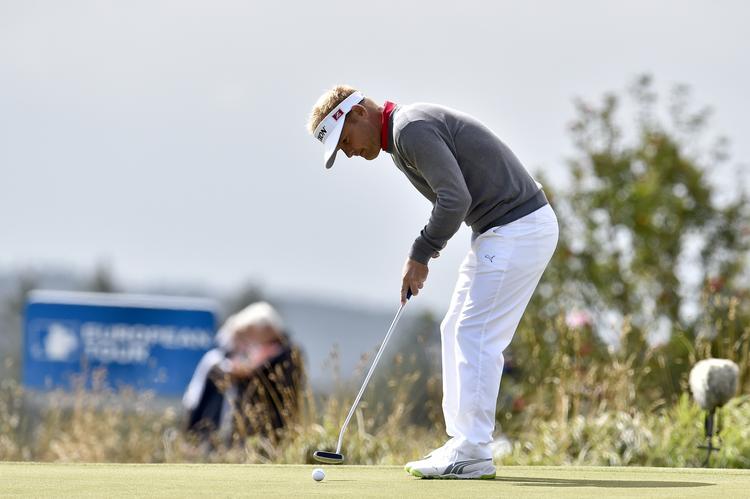 birdie. Søren Kjeldsen nyd oplevelsen på banen i Himmerland, hvor han leverede et superslag. 