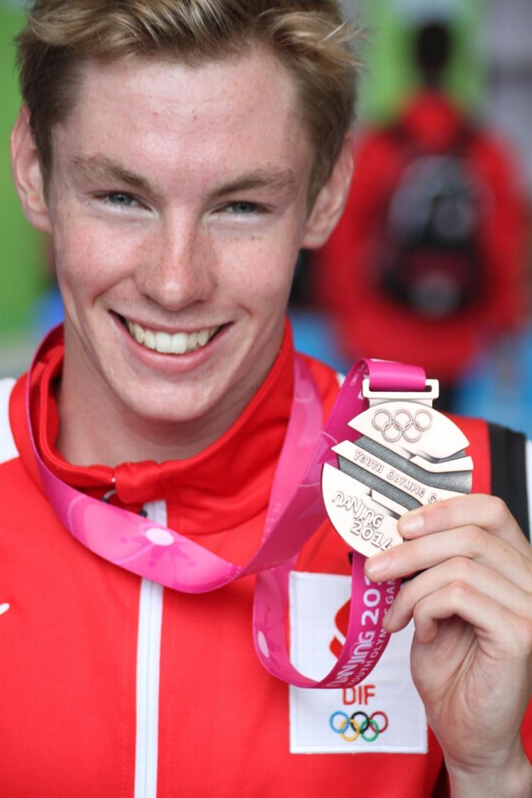 bronze. Emil Deleuran Hansen sikrede Danmark den første medalje ved ungdoms-OL i Nanjing, da triatleten fik bronze. 