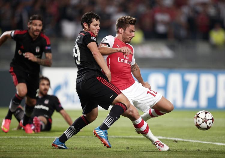 0-0. Arsenal og Besiktas var ude i en tæt affære i Istanbul. 