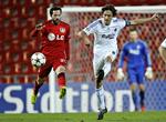 CL. Bayer 04 Leverkusens Gonzalo Castro og FCKs Thomas Delaney i duel. 
