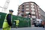 Evakuering. Metrobyggeriet har fået en bygning ved Nørrebro til at sætte sig lidt under en centimeter - et ryk, der af sikkerhedsgrunde i nat fik myndighederne til i al hast at evakuere tre opgange og 51 beboere. 